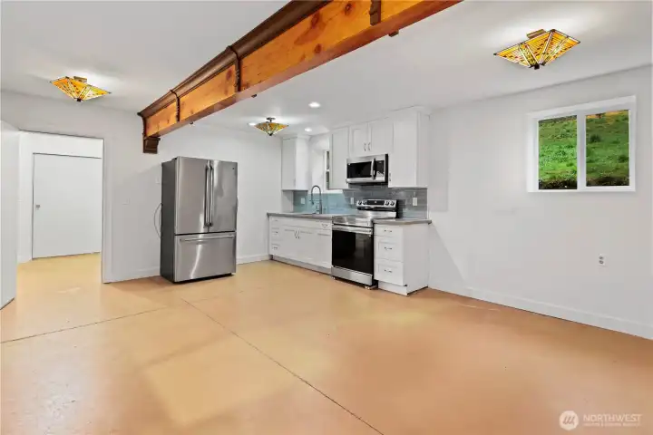 Studio ADU with kitchen