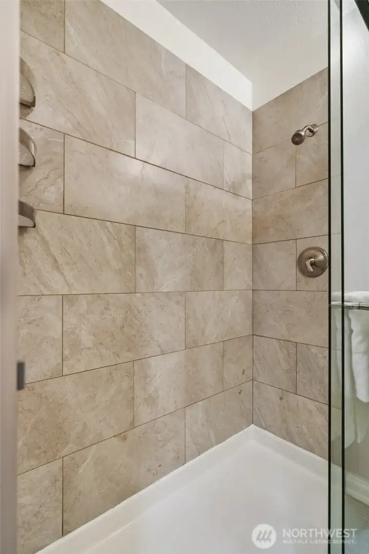 Tiled Shower in Primary en-suite