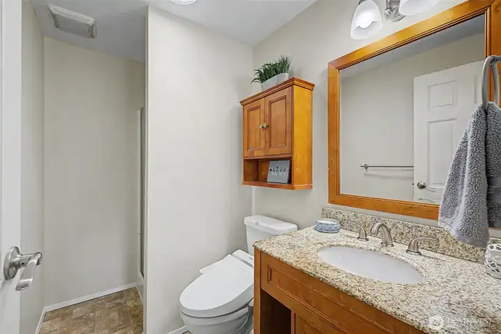 Main bathroom with updates