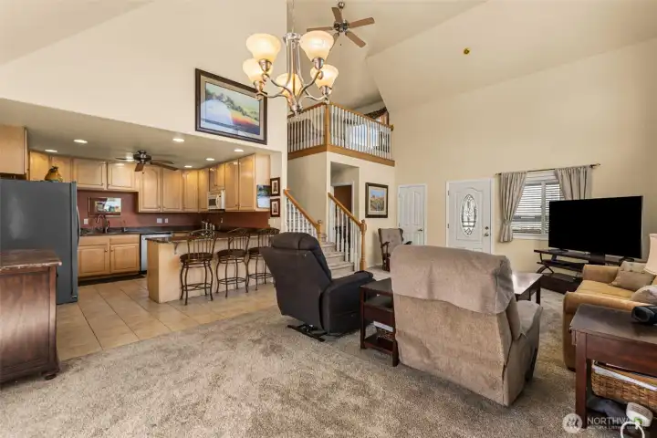 Open concept kitchen and dining area Open concept kitchen and dining area