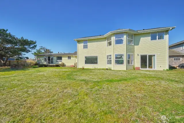 Back of property
