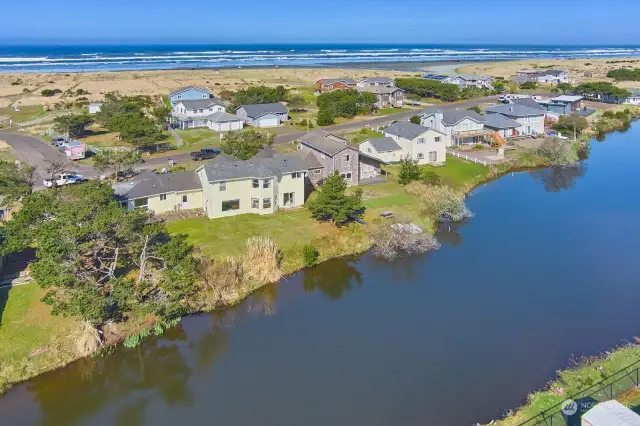 Top ocean and canal view