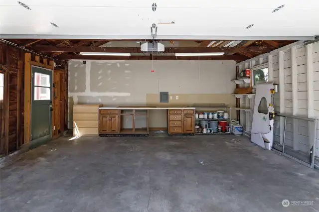 Interior of garage. Lots of space!