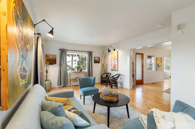 Bathed in natural light, with oodles of elbow room and a versatile layout.