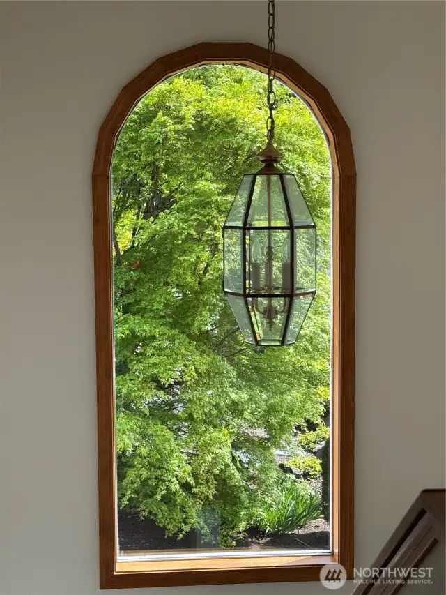 More light and views from upstairs.