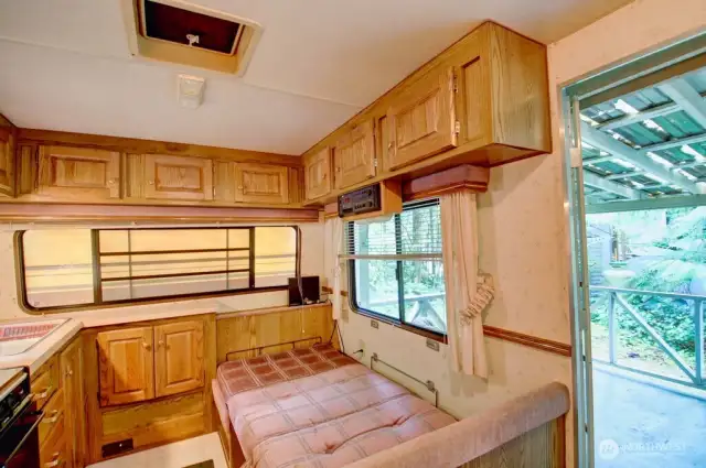Space for dining area or sleeping spots for guests!