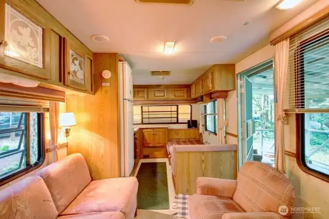 View of living area