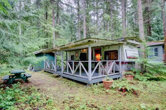 Covered front porch