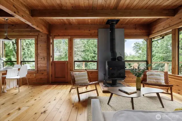 Wide plank Pine floors are so rare and beautiful.