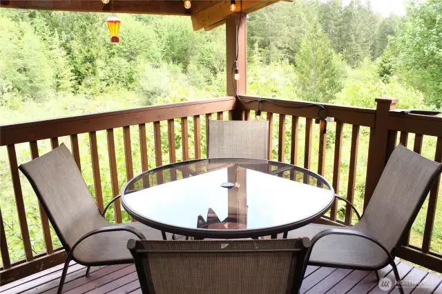 Have your coffee and enjoy the scenery