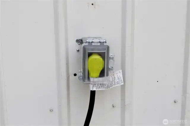 Shop has electric car charging capability