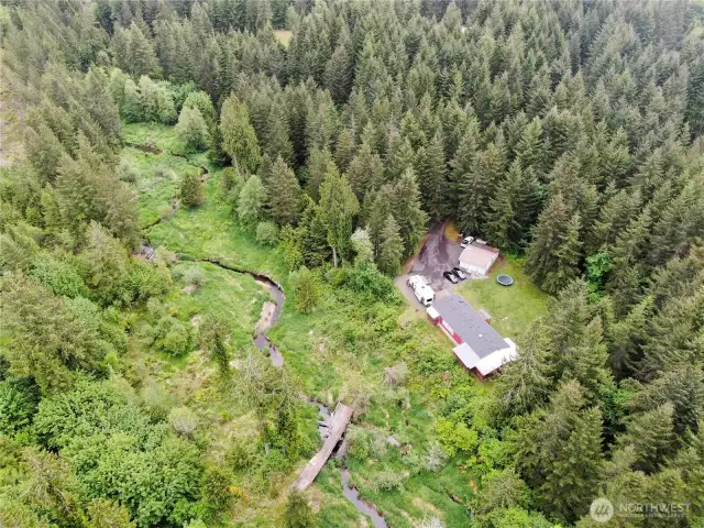 Creek frontage