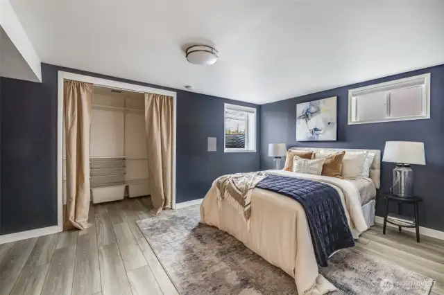 Bedroom 4. Black out blinds for a potential day sleeper