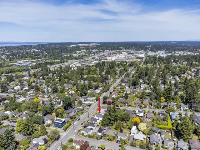 Minutes from the Northgate light rail station and North Seattle Community College.
