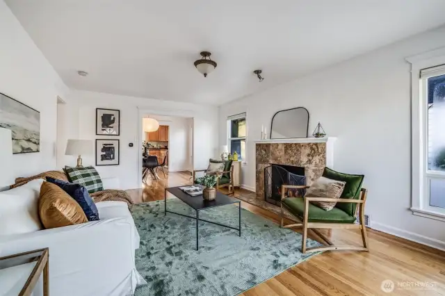 Can you imagine cozying up to that fireplace during the wintertime?