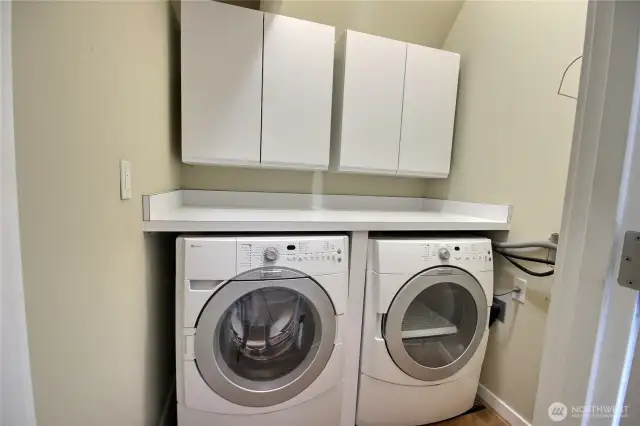 Laundry is upstairs for your convenience.