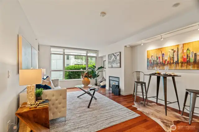 Living Room with lots of natural light