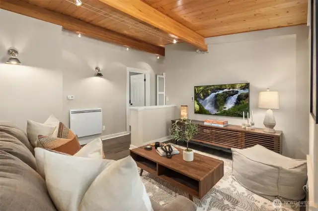 Second living room just a few steps away! Convection panel heat is in every room.