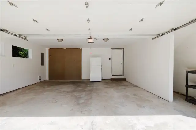 Garage is large
