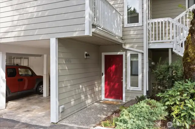 Welcoming entryway.