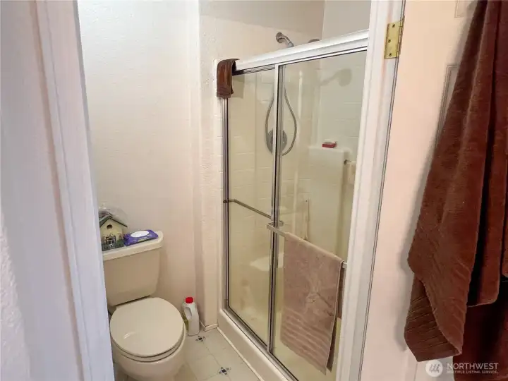 and shower