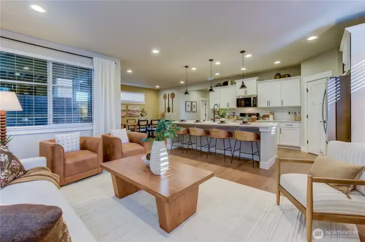 Photos of the Milagro Model Home Plan 2703. Details and color selections will vary. Ask for details.