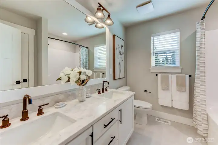 Photos of the Milagro Model Home Plan 2703. Details and color selections will vary. Ask for details.