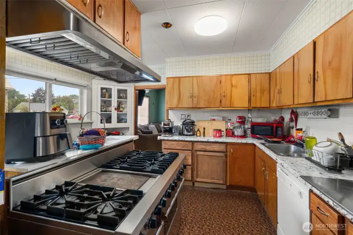 Viking gas range