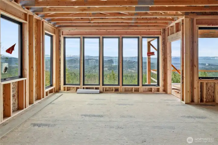 Dining Room with Stuart Mountain Views!