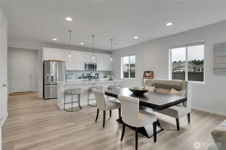 Dining room just off the kitchen ~