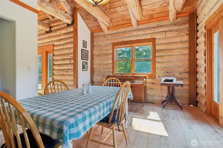 Dining area in kitchen