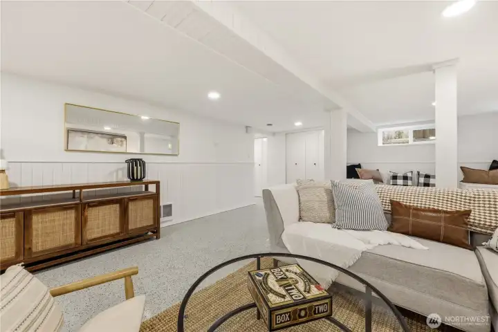 Make it a game room with a pool table, ping pong, poker lounge or a fun space to watch movies and sports.