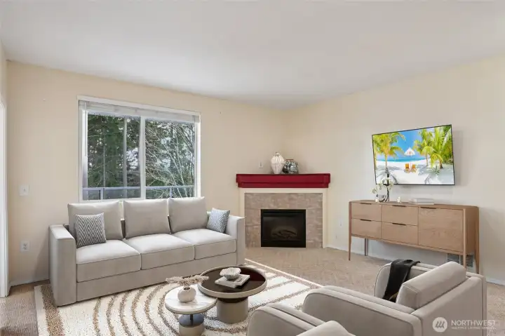 Open floor plan and capture tons of natural light!