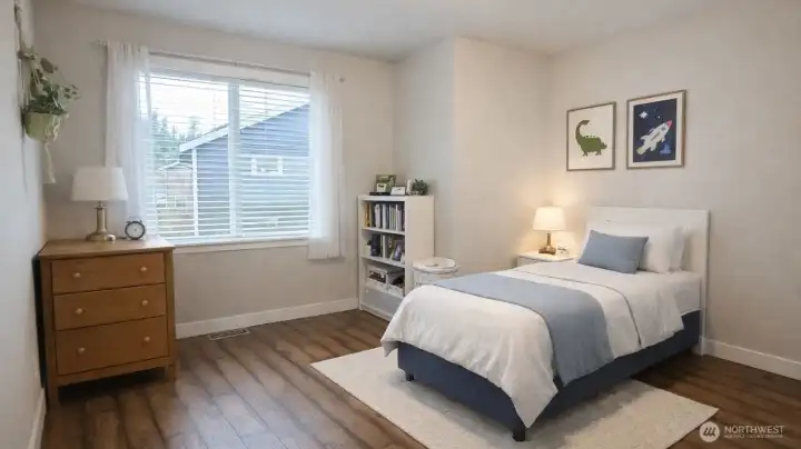 Flex Room used as bedroom