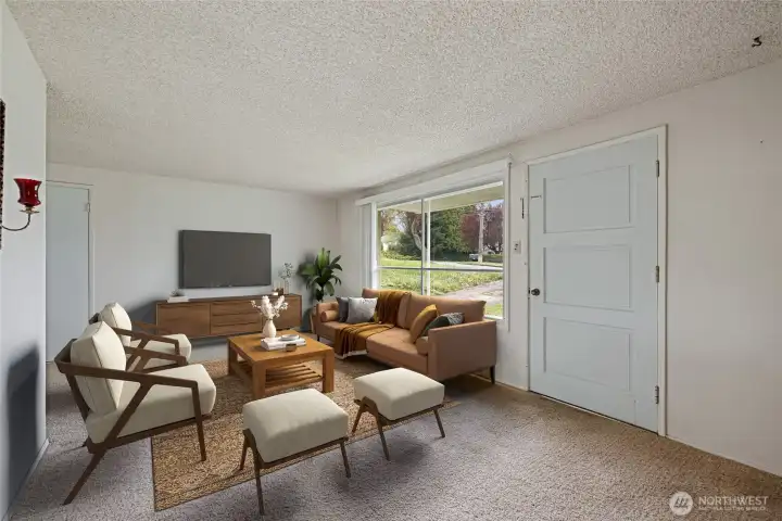 Living Room-Virtual staged