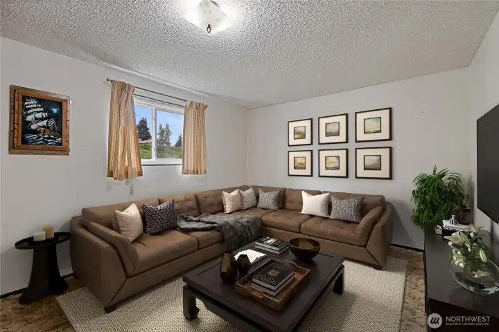 Virtual Staged Rec Room