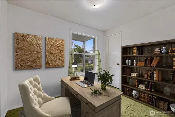 Bedroom 3 or Den Virtually Staged