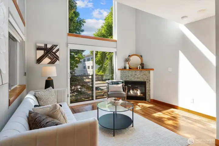 Floor-to-ceiling windows!