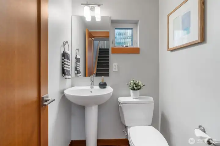 Main floor powder room.