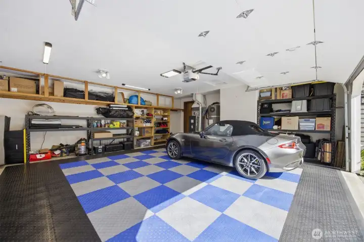 2 Car garage w/ plenty of storage!