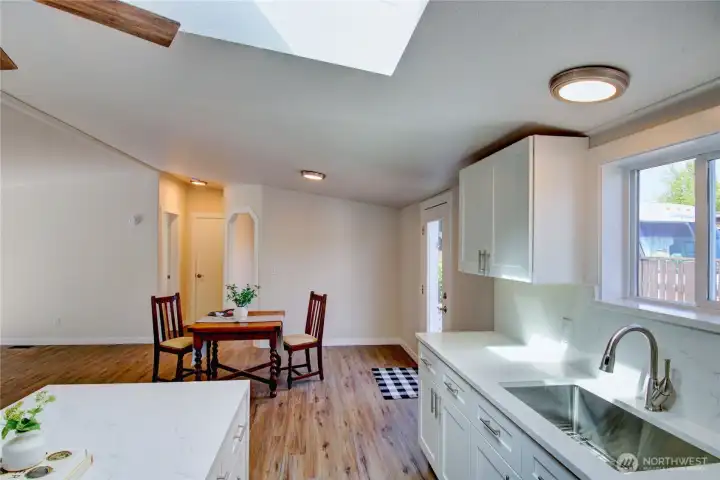 New flooring throughout home. New flooring throughout home.