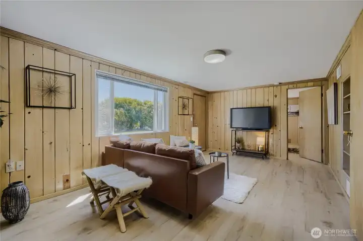 Rec room with LVP flooring and more views Rec room with LVP flooring and more views