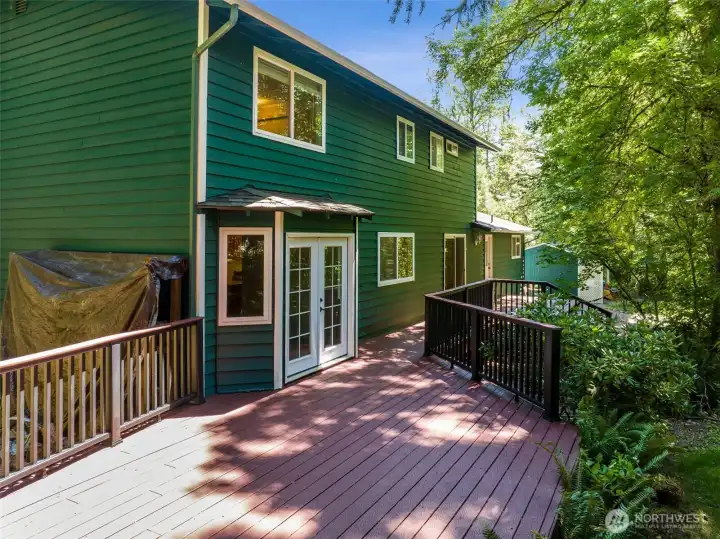 Another shot of the deck - that runs the length of the home.