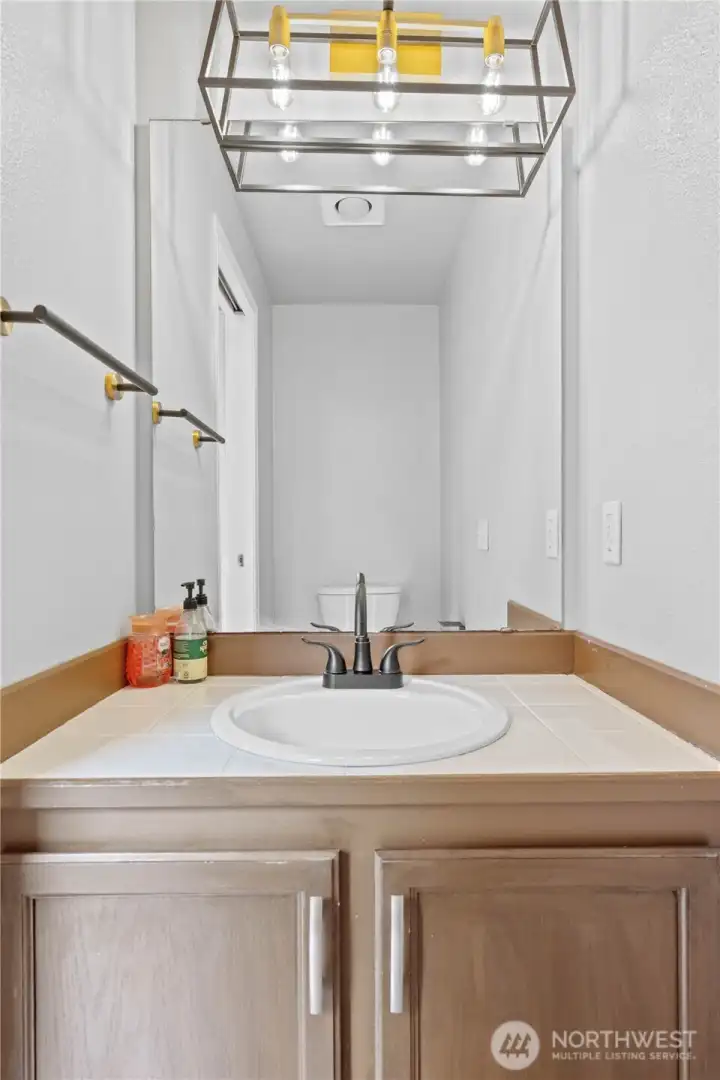 Downstairs half bath