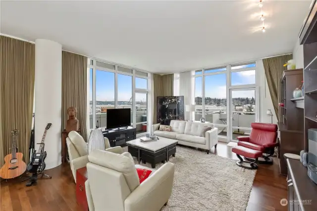 Living room looking South West.