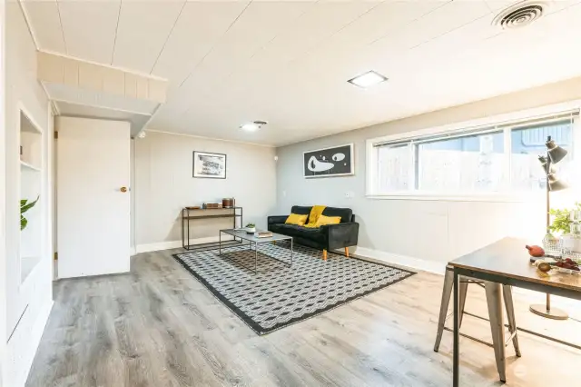 Family Room in basement