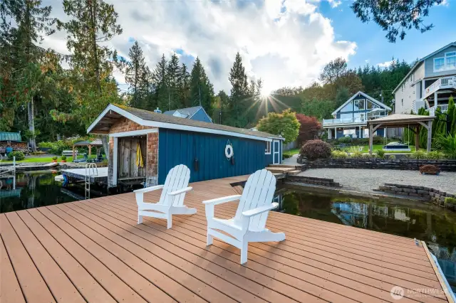 Trex Dock with Ample Water Depth