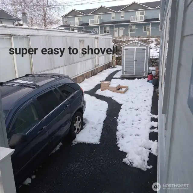 Convenient Parking...even in the winter!