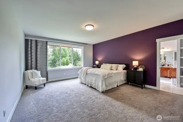 Ground floor main suite is designed for comfort.