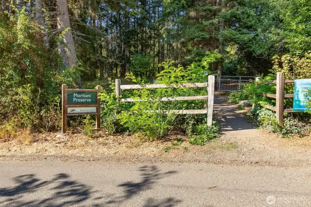 Just a short stroll to the peaceful trails of the Moritani Preserve, with a scenic walk down to the waterfront and beautiful water views.
